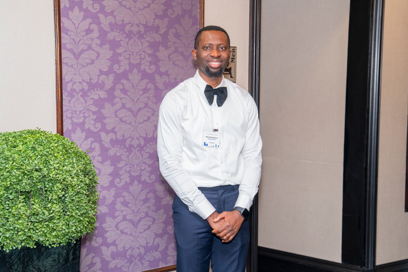 Portrait of Akinola Sulaiman, Vice President of ISPC